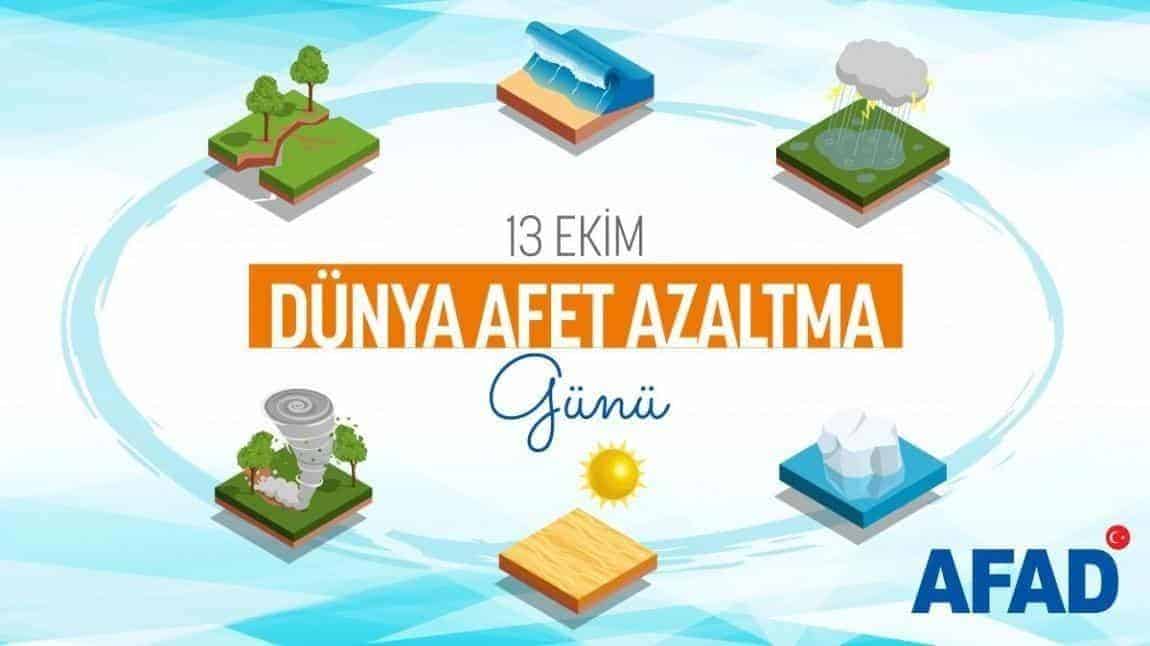 “Okulumuzda 13 Ekim Dünya Afet Risklerinin Azaltılması Günü’nde Deprem Tatbikatı Gerçekleştirildi”
